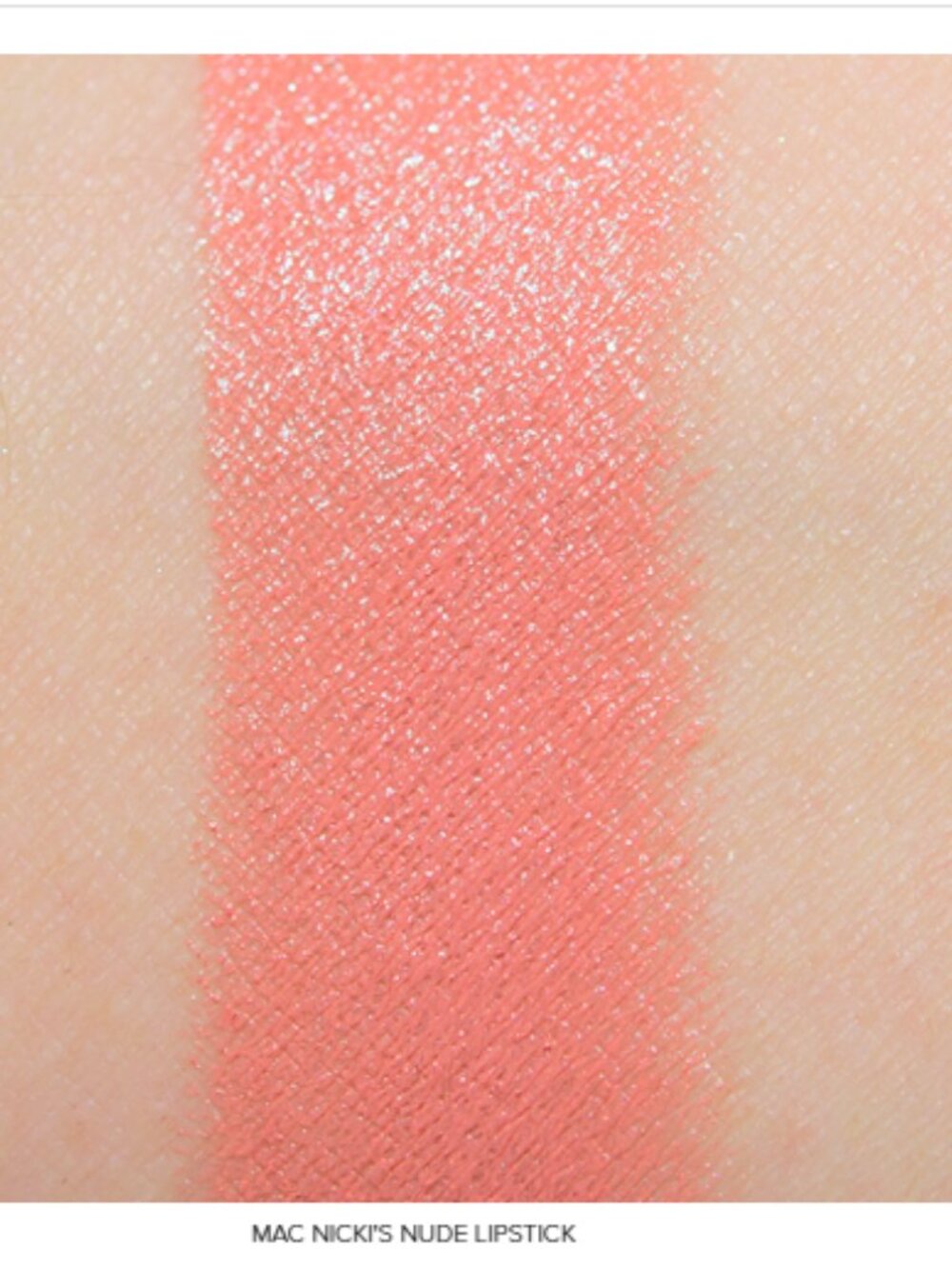 Limited Edition MAC Nicki Minaj Nicki's Nude Lipstick -crème Pink/Peach RARE - Picture 3 of 11